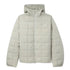 FRED PERRY J6517 P04 LIGHT OYSTER GRID DETAIL INSULATED JACKET S